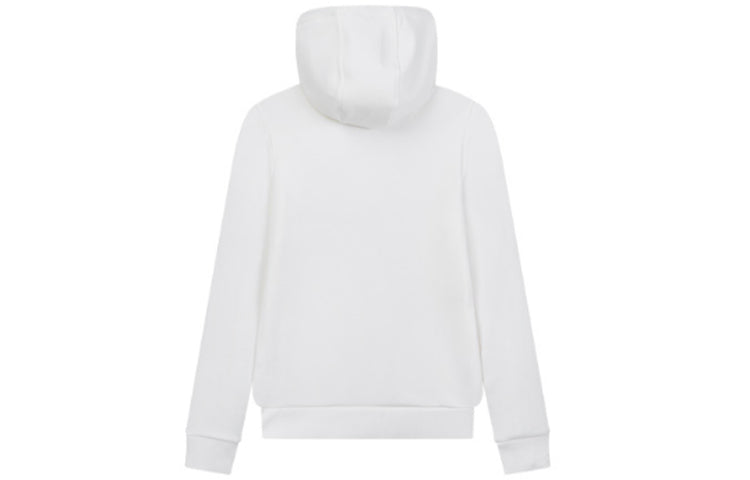 (WMNS) FILA logo Sports Hoodie White F11W018222F-WT