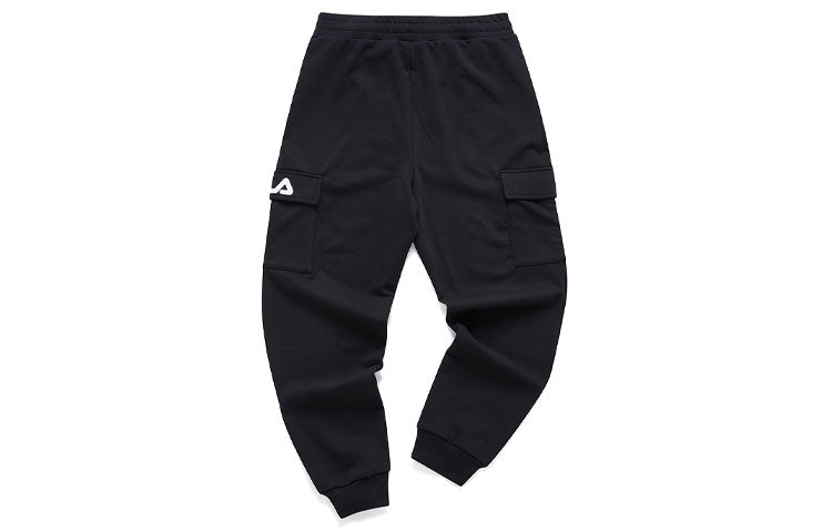 FILA FUSION Bundle Feet Cargo Casual Sports Pants Black T11M113603F-BK