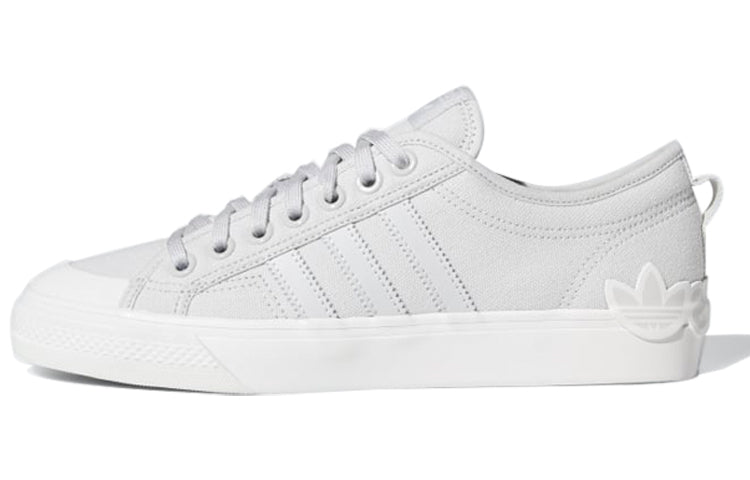 adidas Nizza 'Oversize Heel Logo - Light Solid Grey' EF5714