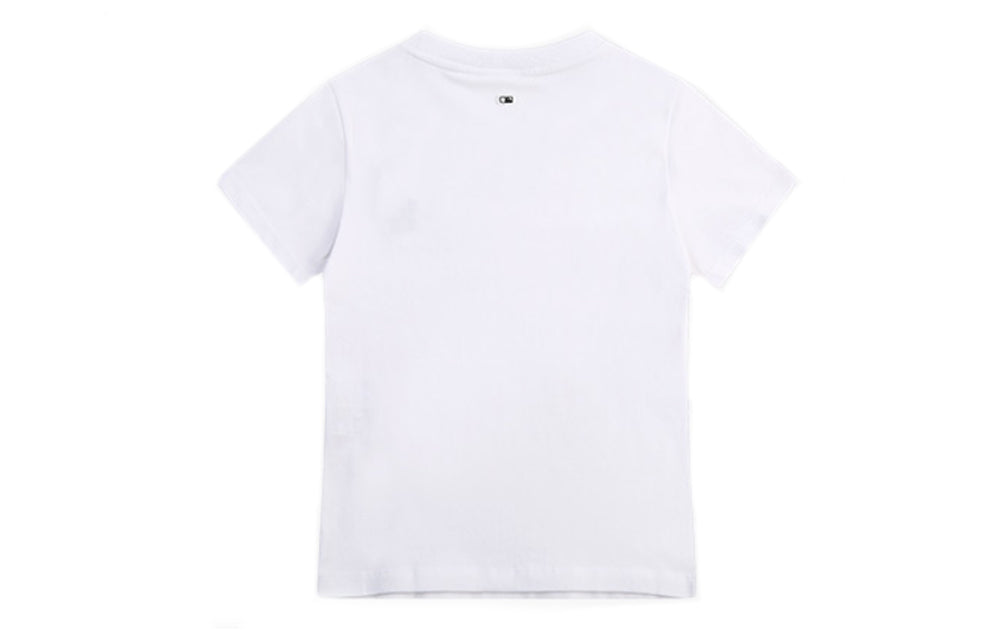 MLB Black LA logo Short Sleeve White 31TSW3031-07W
