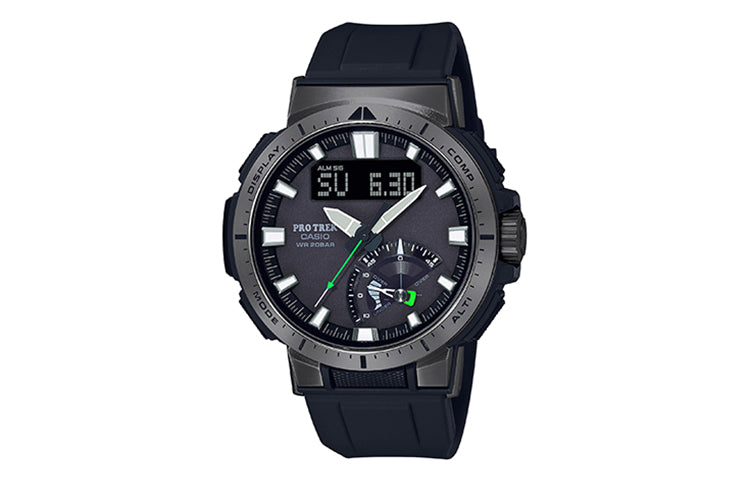 CASIO Waterproof Sports Solar Powered Mens Black Analog PRW-70Y-1PR