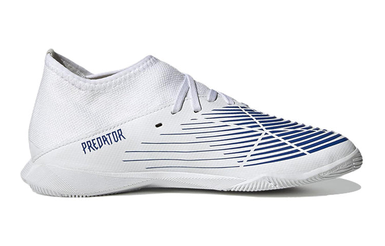 (GS) adidas Predator Edge.3 IN 'White Hi-Res Blue' GX2647