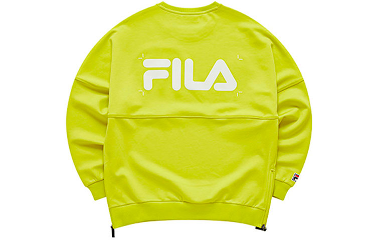 Fila Loose Round Neck Pullover Long Sleeves Unisex Green T11U116205F-YE