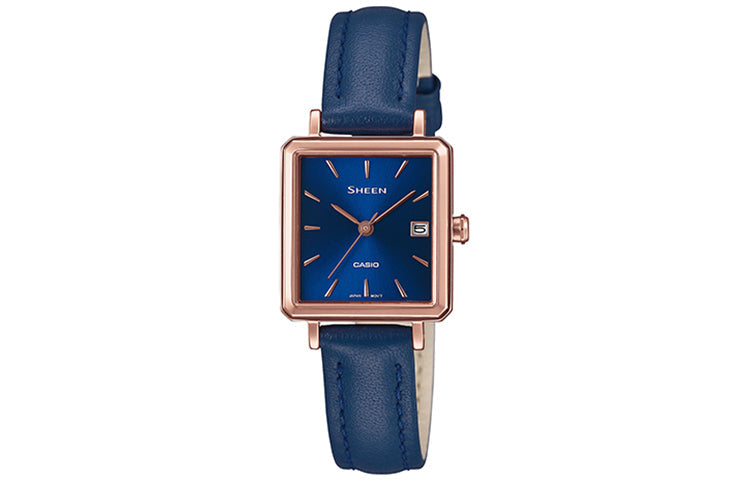 CASIO Quartz Waterproof Sapphire Crystal SHEEN Blue Analog SHE-4537GL-2AUPR
