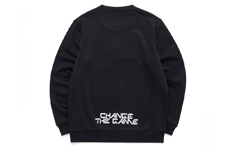 FILA FUSION Knit Round Neck Pullover Black T11M113203F-BK