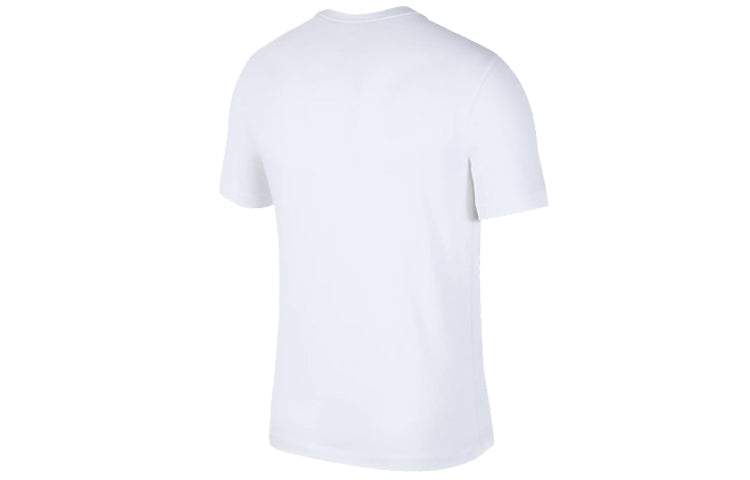 Nike Graffiti Logo Sports Basketball Short Sleeve White CK1181-100