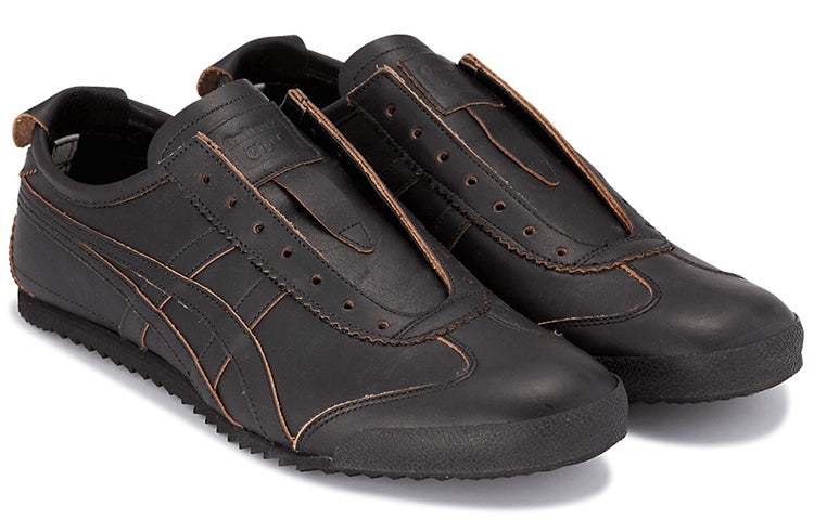 Onitsuka Tiger Mexico Slip-on Deluxe Shoes 'Black' 1181A398-021