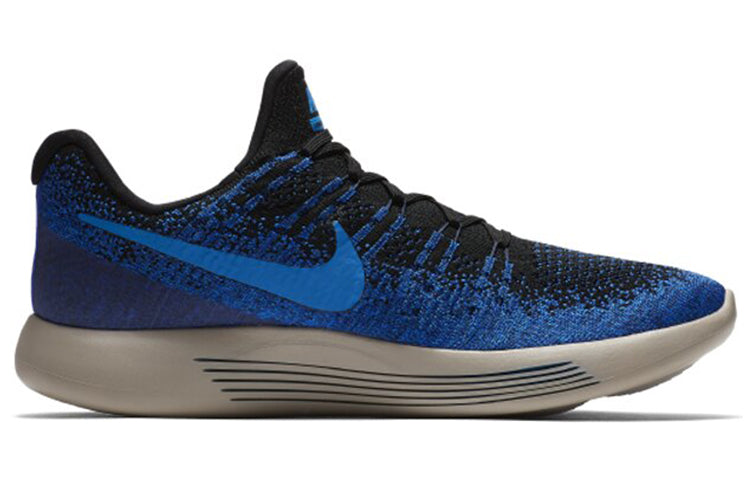Nike LunarEpic Low Flyknit 2 'Black Blue' 863779-009