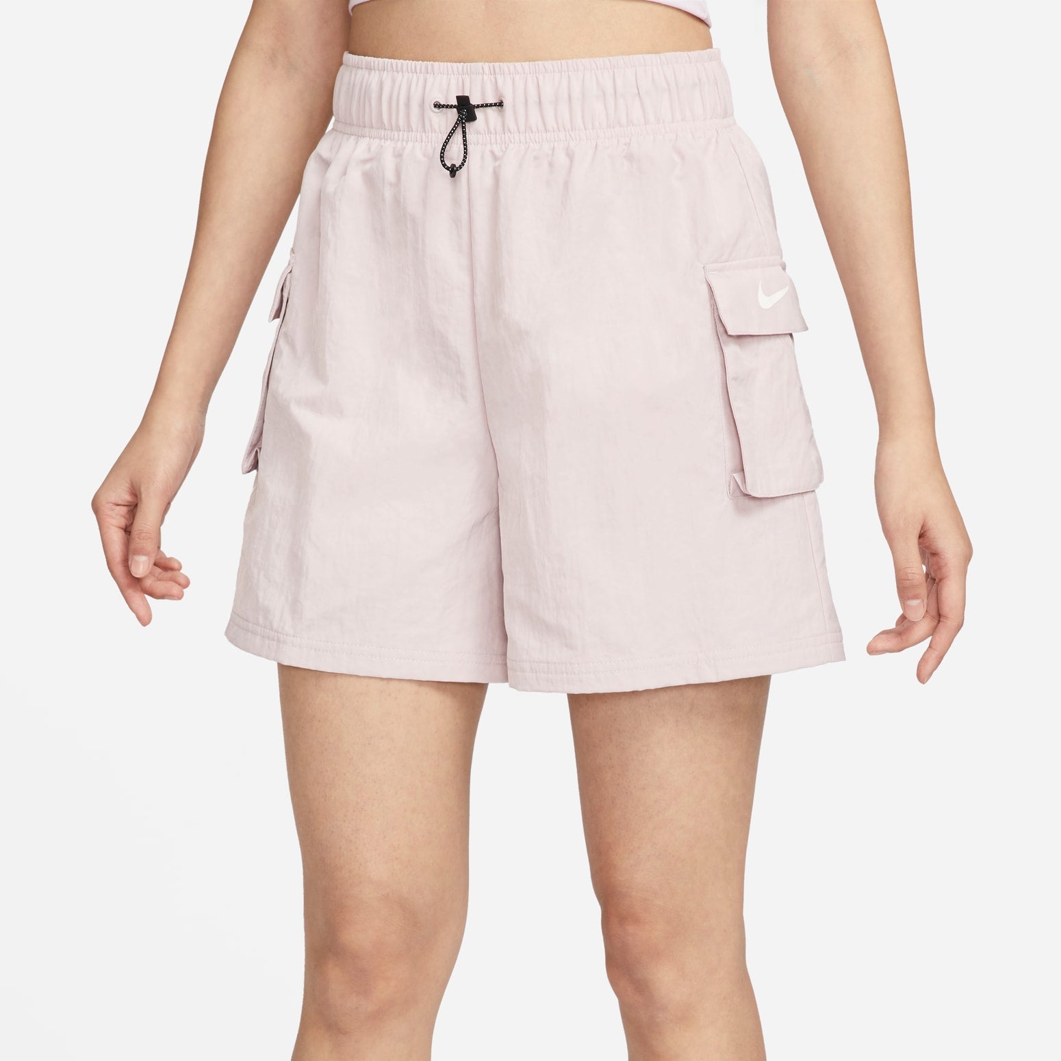 (WMNS) Nike Woven High-Waisted Shorts 'Pink' DM6248-019
