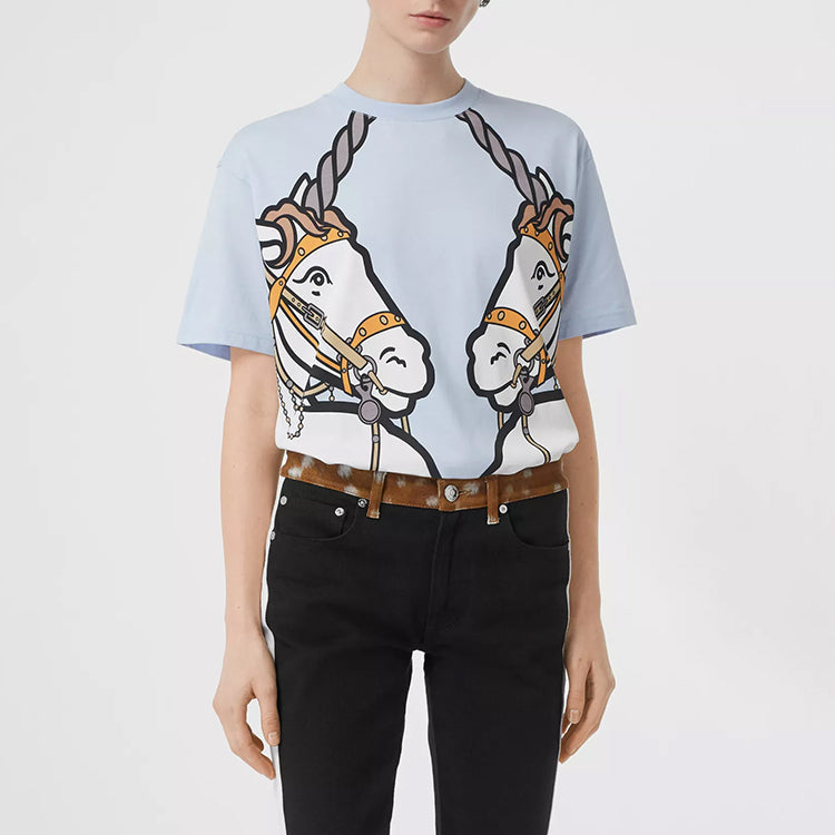 Burberry Short Sleeve Blue 80161341