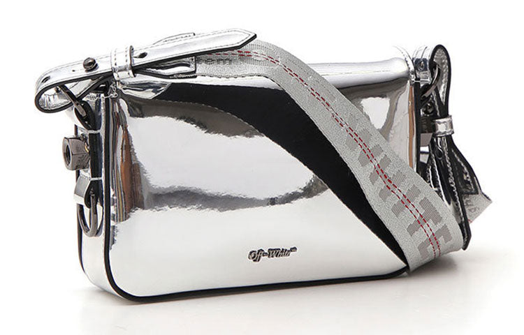 (WMNS) Off-White Binder Leather Crossbody Bag 'Silve' OWNAO38F187200539100