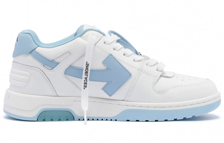 Off-White Out Of Office Leather Sneaker 'White Blue' OMIA189C99LEA0010145