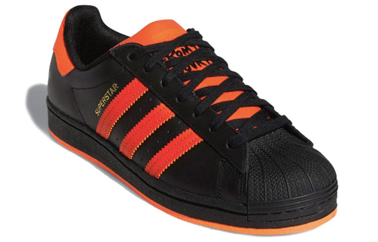 adidas Superstar Laceless 'Black Solar Orange' FV3021