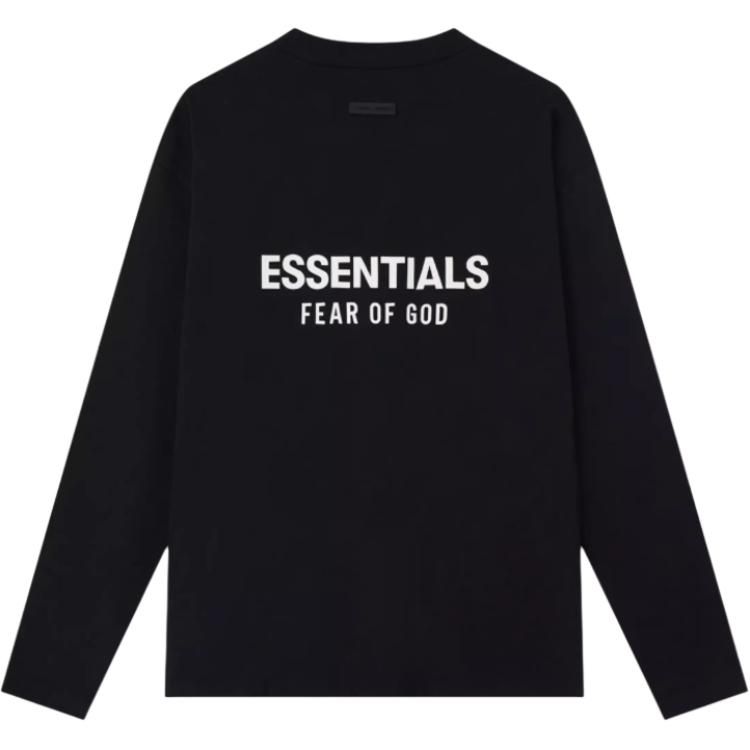 Fear of God Essentials 25FW Long Sleeve T-Shirt 'Black' 125AS254181F