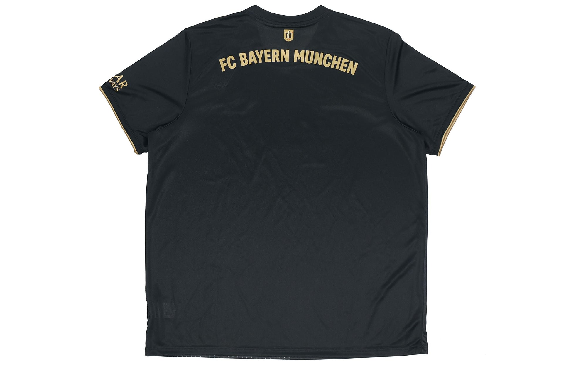 adidas Bayern Munich Away Fan Edition Sports Short Sleeve Jersey Black GM5317