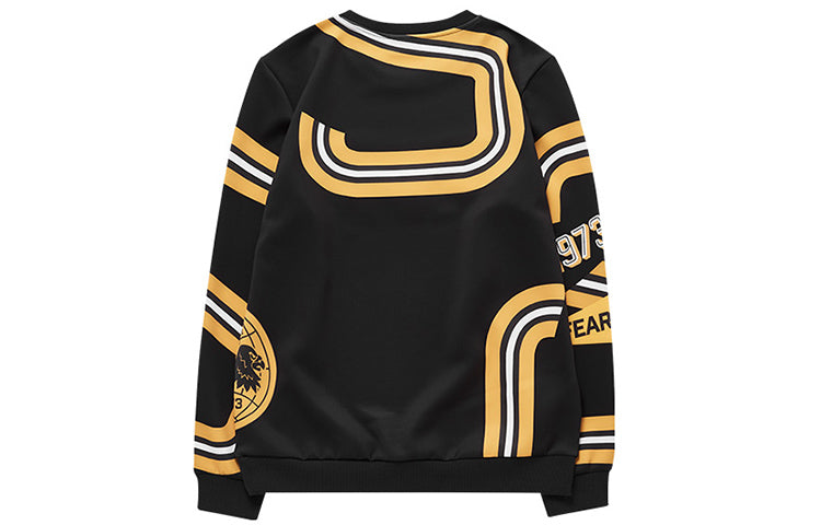 FILA FUSION x STAPLE Crossover Round Neck Pullover Black T11M932223F-BK