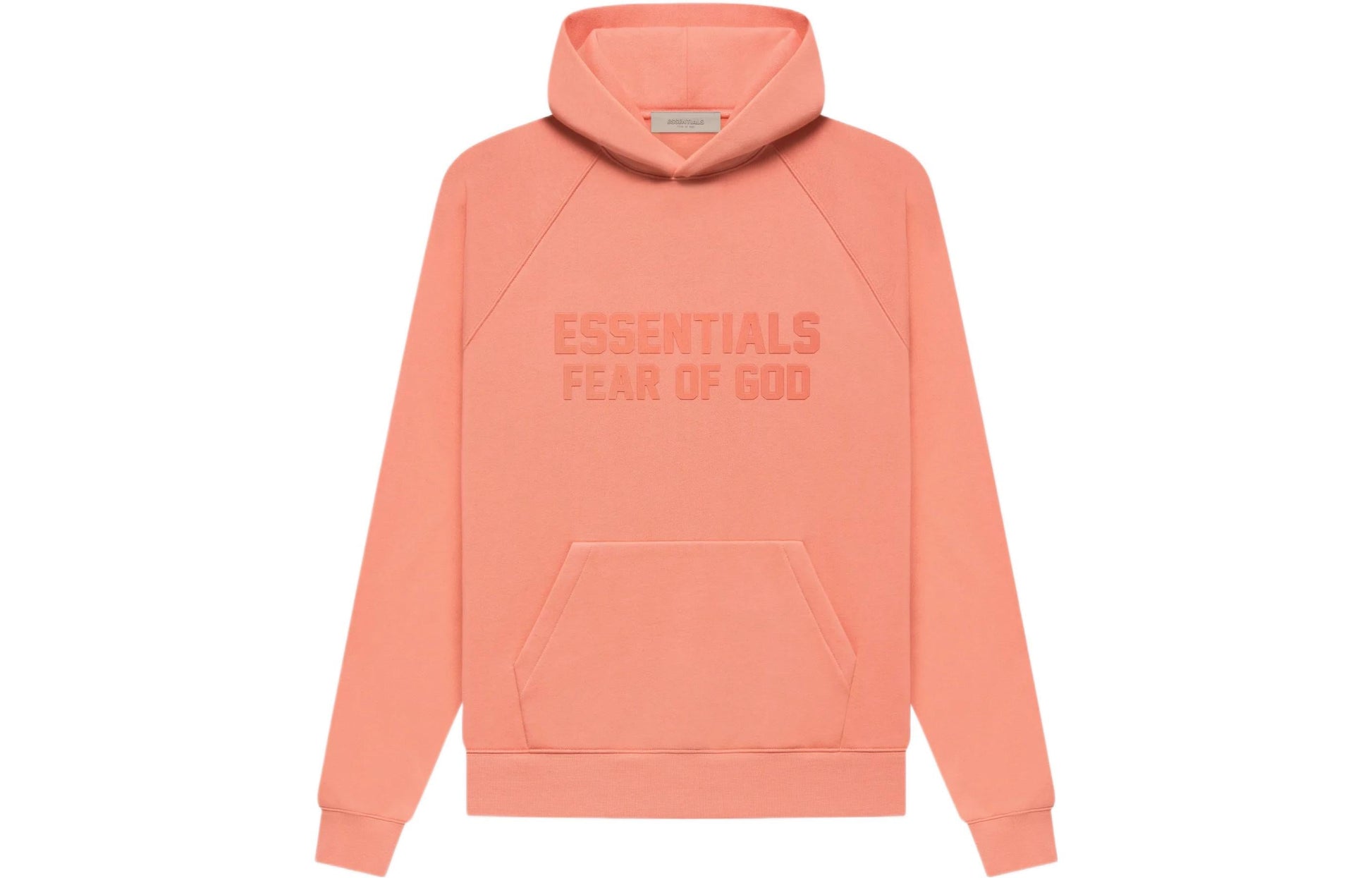 Fear of God Essentials FW22 Hoodie 'Coral' FOG-FW22-029
