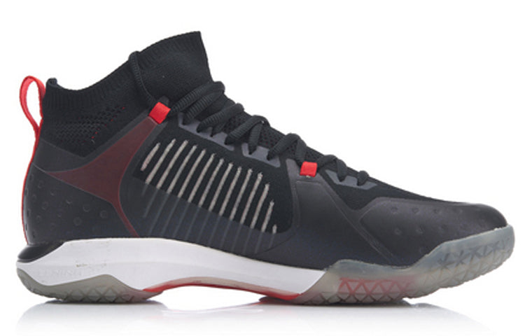(WMNS) Li-Ning Dagger 2.0 Mid 'Black Red' AYAP011-4