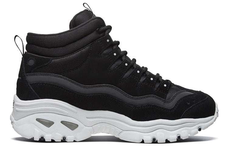 (WMNS) Skechers D Lites Energy Daddy Shoes Black 66666246-BLK