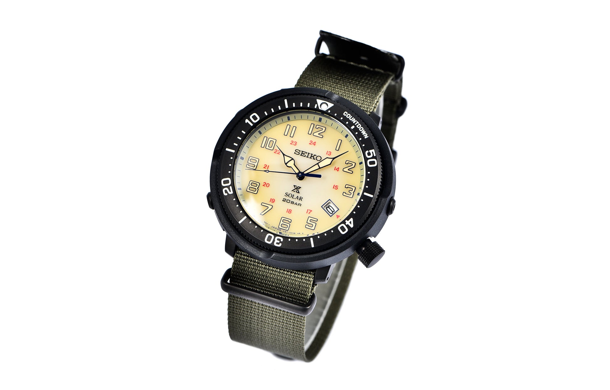 SEIKO Sports Solar Energy quartz Black Yellow SBDJ029J1