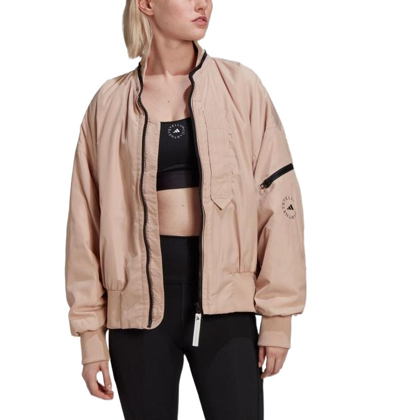 (WMNS) adidas by Stella McCartney Woven Bomber Jacket Asia Sizing 'Brown' HA6024