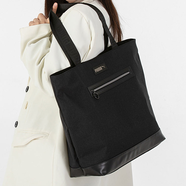 PUMA Prime Classic Shopper Handbag 'Black White' 078741-01