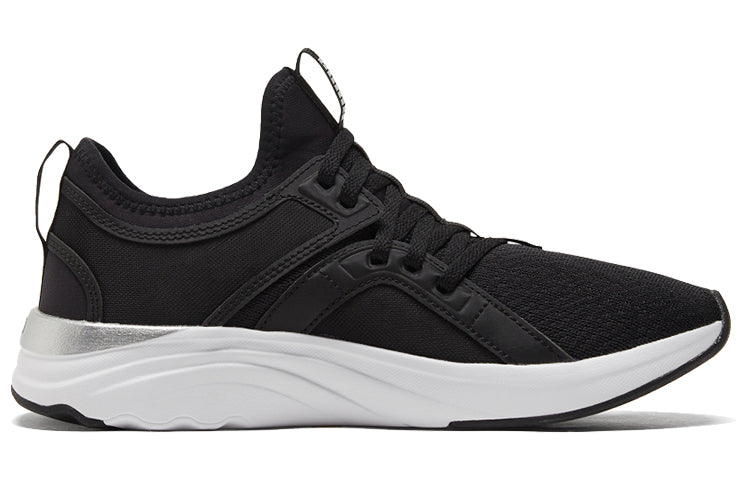 (WMNS) PUMA Softride Sophia Animal Low Top Running Shoes Black/White 195093-01