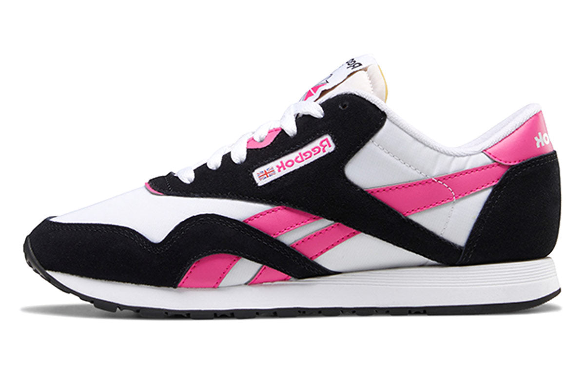 (WMNS) Reebok Classic Nylon 'Black White Pink' FY1072