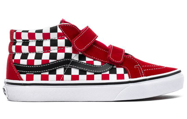(PS) Vans Sk8-Mid Reissue V 'Checkerboard - Racing Red' VN0A38HHT4T