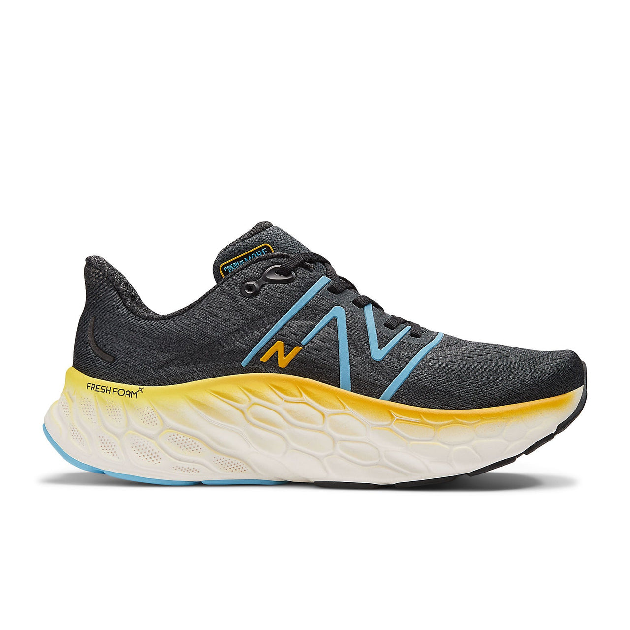 New Balance Fresh Foam X More v4 2E 'Black Yellow' MMORCD4