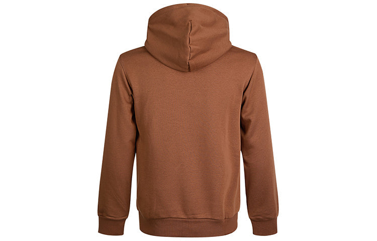 Converse Embroidered Star Chevron Pullover Hoodie Asia Sizing 'Brown' 10019923-A09