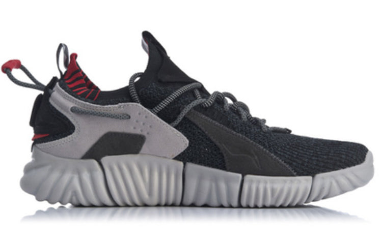 Li-Ning WuKong x 2019 New York Fashion Week 'Grey Black' AGLP111-4