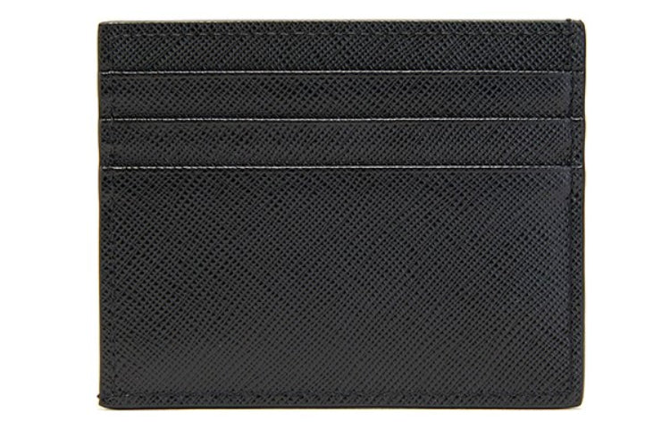 PRADA SS26 Saffiano Leather Card Holder 'Black' 2MC223-QHH-F0002