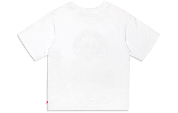 Levis Cartoon Pattern Printing Short Sleeve White 15855-0002