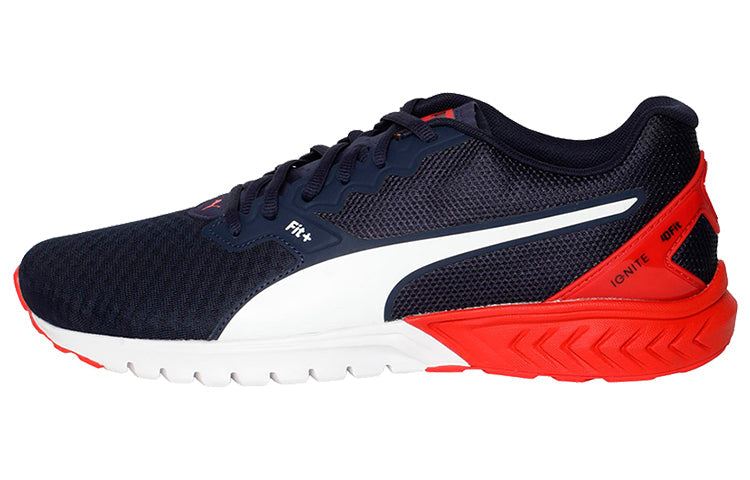 PUMA Ignite Stride Low Running Shoes Blue/White/Red 191387-05