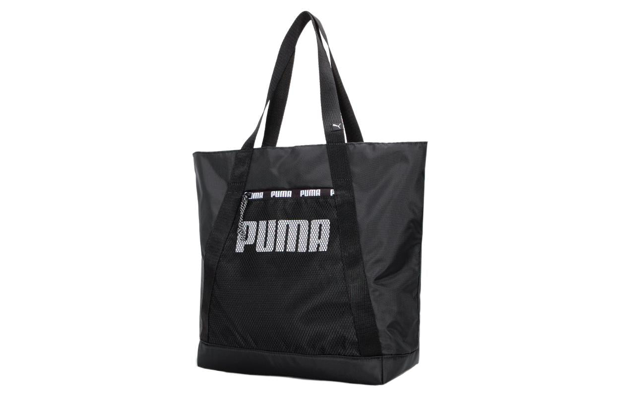 (WMNS) PUMA Core Base Large Shopper Bag 'Black White' 078729-01
