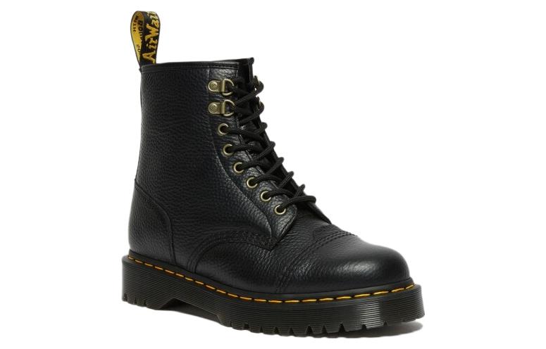 Dr. Martens 1460 Bex Faux Fur-Lined Leather Lace Up Boots 'Black' 27960001