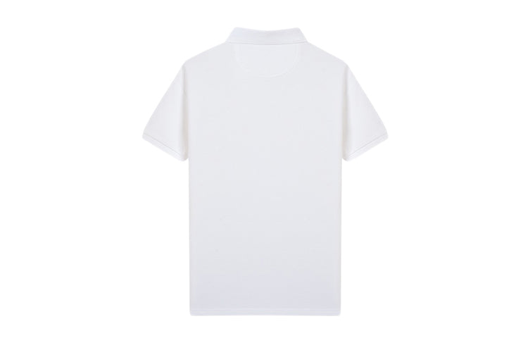 FILA Logo Sports Knit Short Sleeve Polo Shirt White F11M918105F-WT