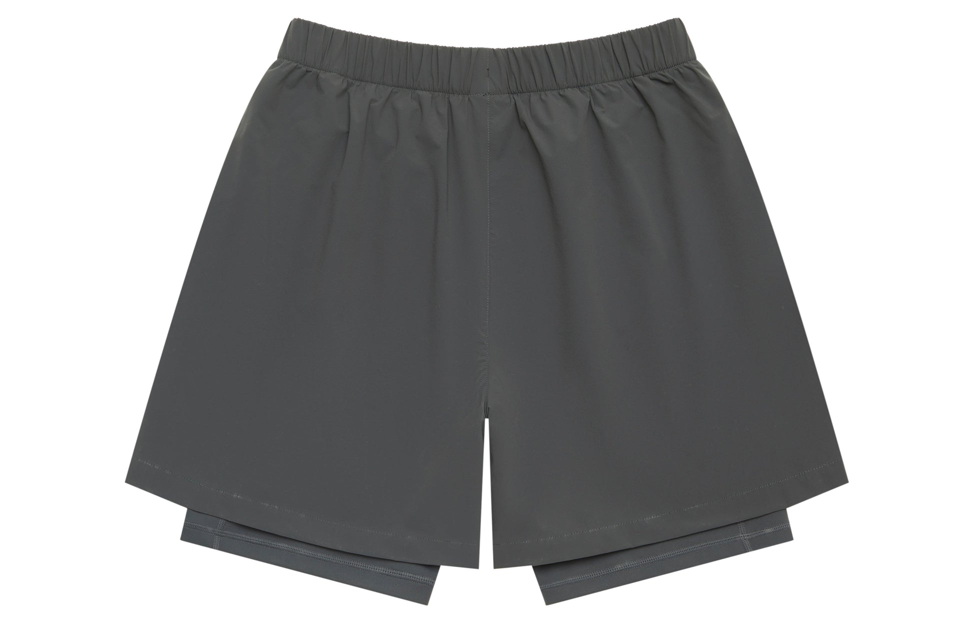 New Balance NB Logo 2 In 1 Short Asia Sizing 'Dark Grey' NVE25121-CHL