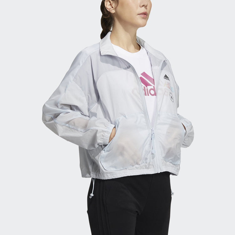 (WMNS) adidas Track Top 'White' HA3638