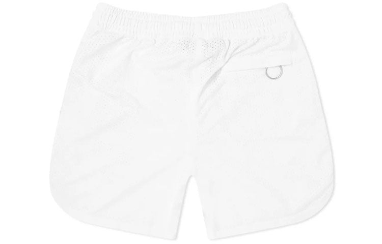 Men's Off-White Mesh Shorts White OMCI005R201010060145