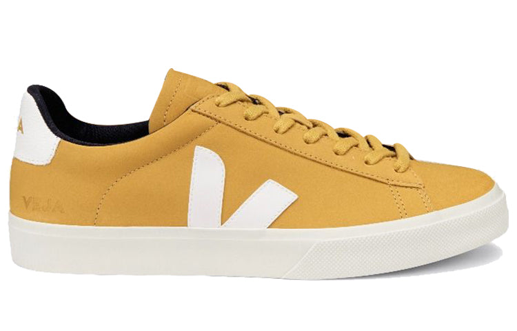 VEJA Campo Nubuck Lace-Up 'Mustard Yellow White' CP1302702