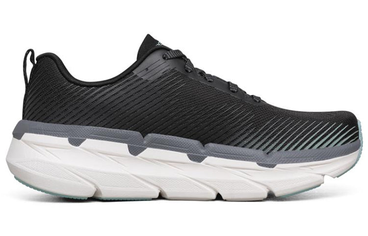 (WMNS) Skechers Max Cushioning Premier Black/White/Gray 17692-BKAQ