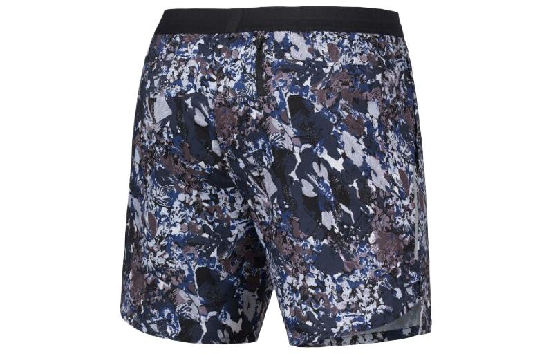 Men's Nike Flex Stride Full Print Flowers Drawstring Sports Shorts Blue AQ6977-451