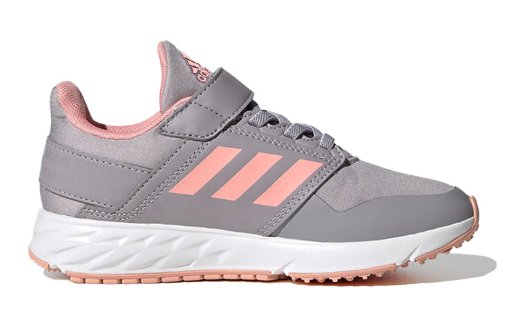 (GS) adidas Fortafaito Top Strap 'Grey Pink' FX9873