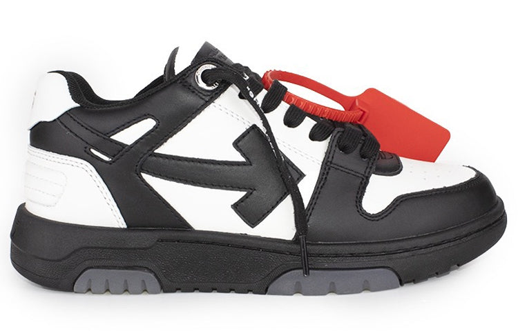 (WMNS) Off-White Out Of Office Ooo Sneakers Black/White OWIA259R21LEA0011001