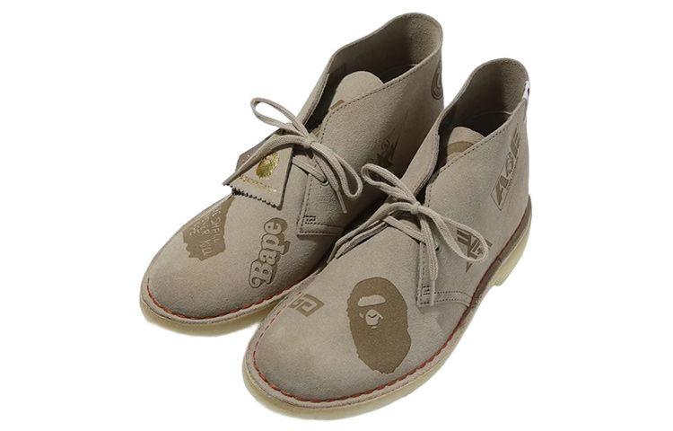 A Bathing Ape x CLARKS Leather 'Ivory' 1G23-191-905-IVORY