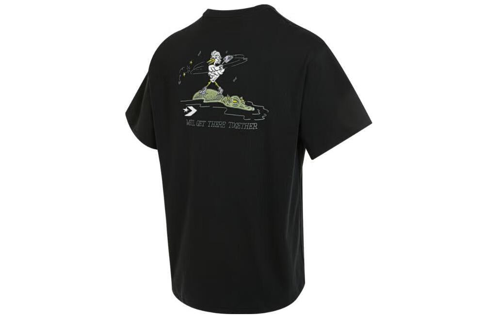 Converse Swamp Pals T-Shirt Asia Sizing 'Black' 10025440-A01