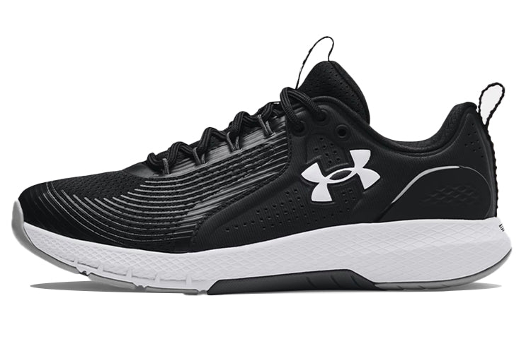 Under Armour Charged Commit 3 4E Wide 'Black White' 3023704-001