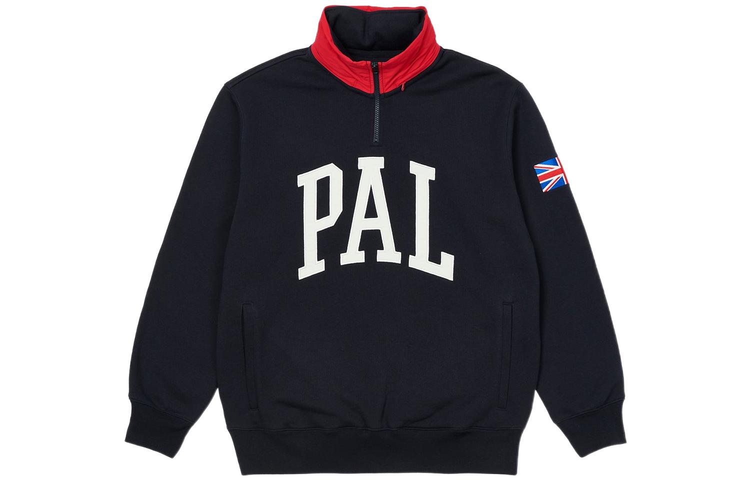 Palace SS22 Pal Gb 1/4 Zip Hoodie 'Black' P22CS020